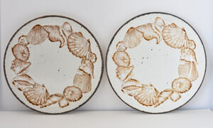 MCM STONEHENGE Midwinter Seascape 7" Wedgewood Dessert Bread Stoneware Plate Set